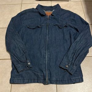 Levi’s Zip up Denim jacket Size XL